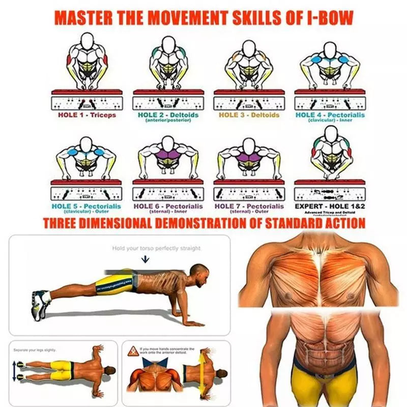 FlexForge™ 28 in 1 Fitness Workout Push up Board