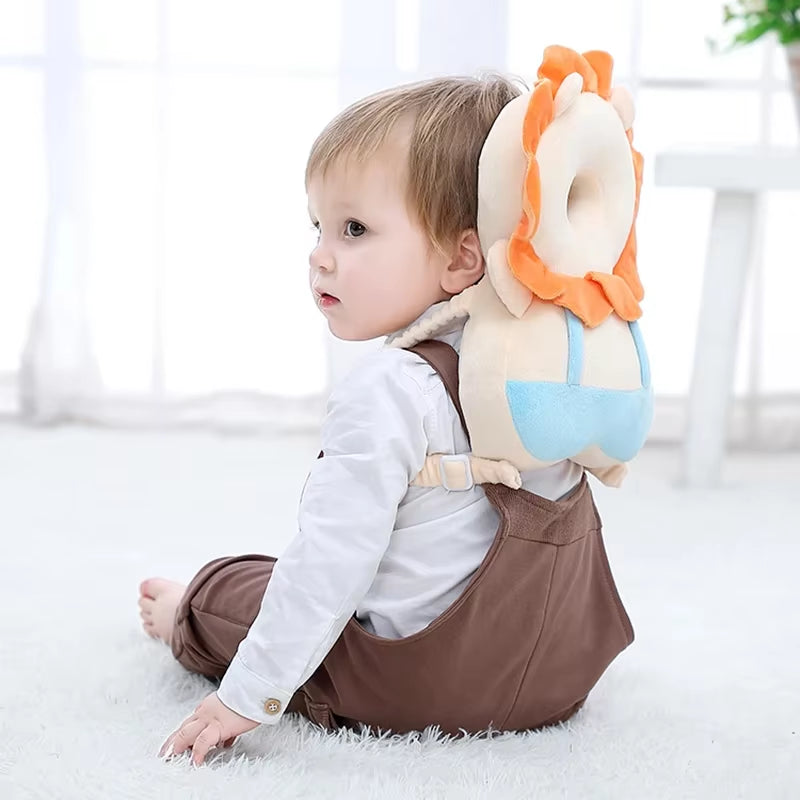 SnuggleShell™ Cartoon Safety Head Protector Backpack