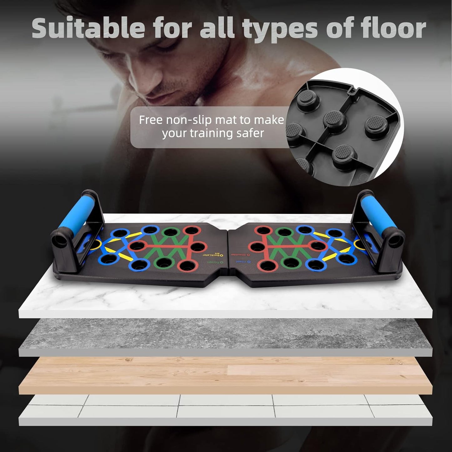 FlexForge™ 28 in 1 Fitness Workout Push up Board