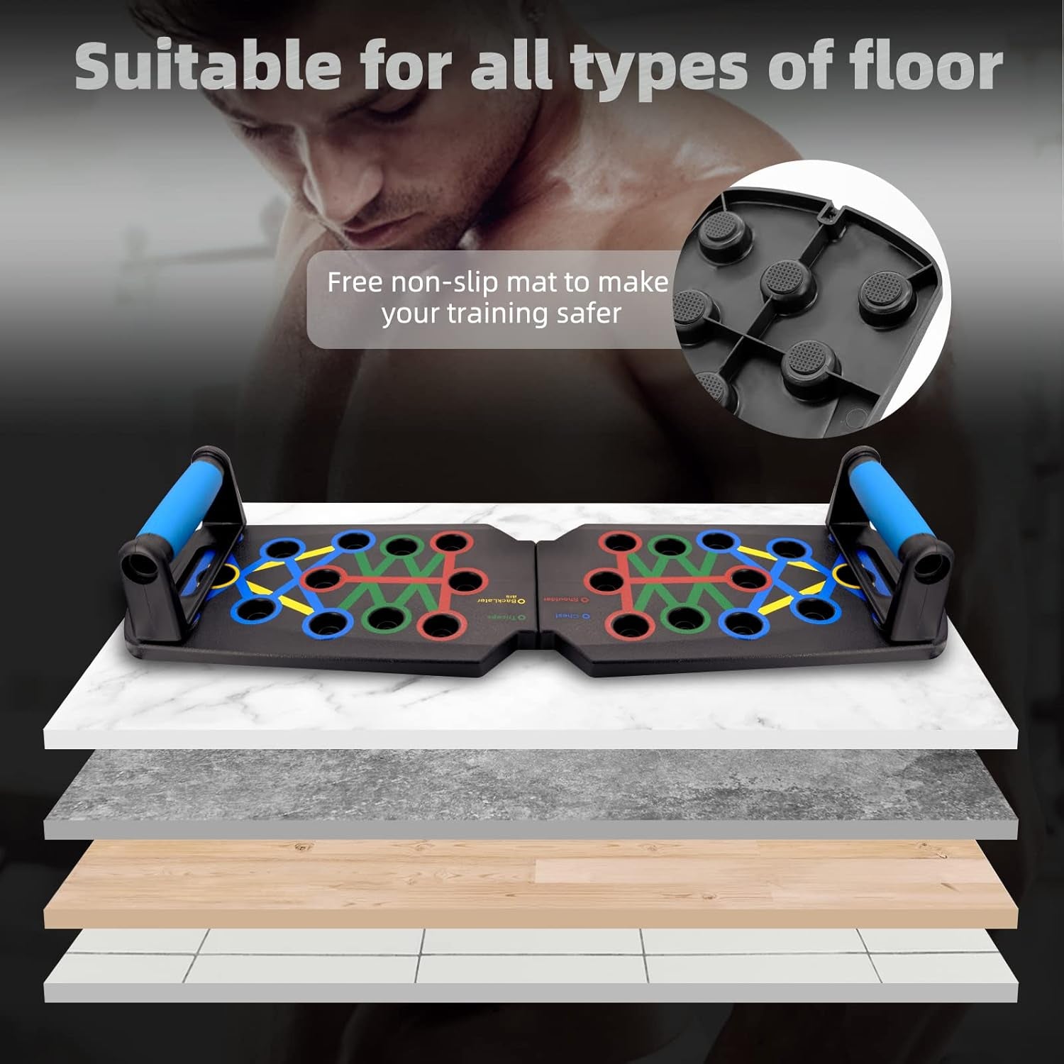 FlexForge™ 28 in 1 Fitness Workout Push up Board